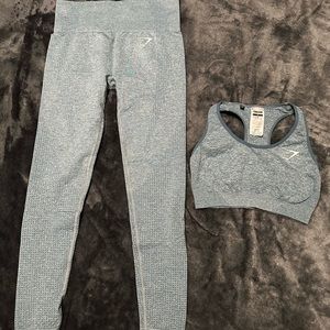 Blue size small gymshark set